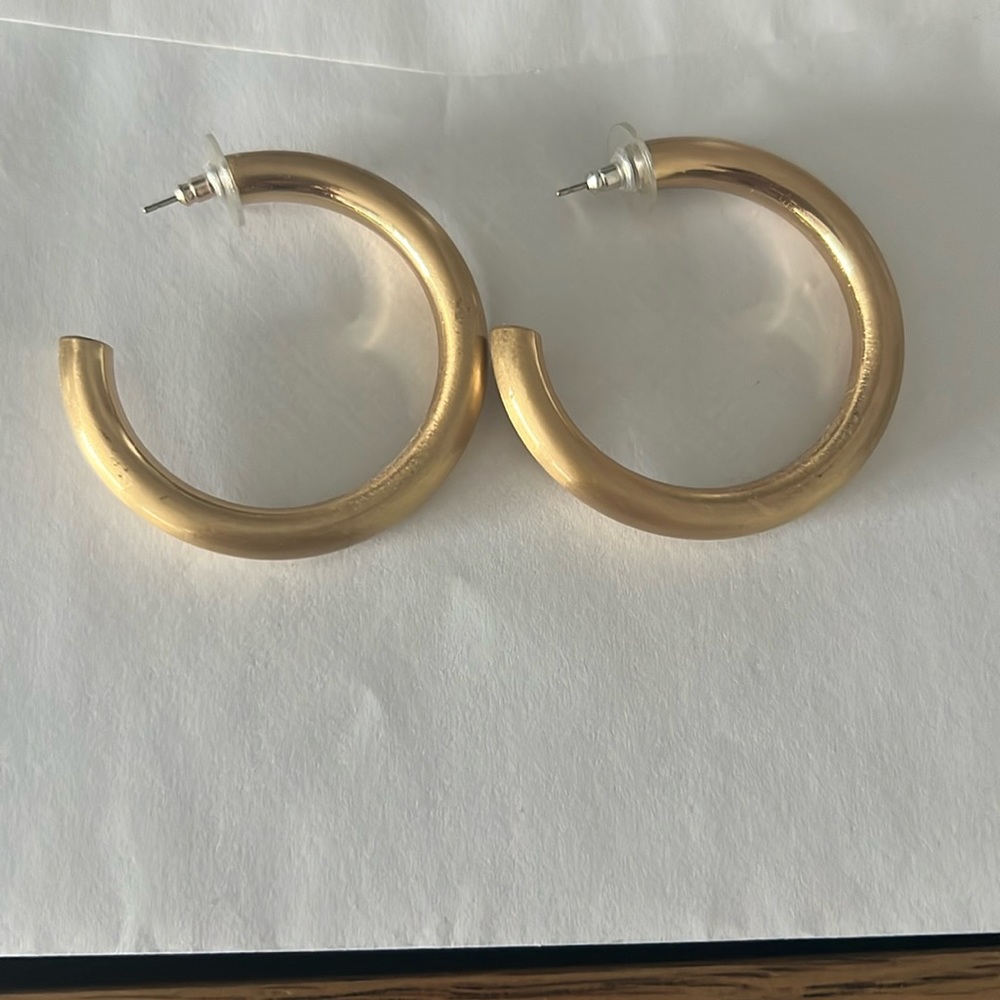 Hoop earrings- never worn